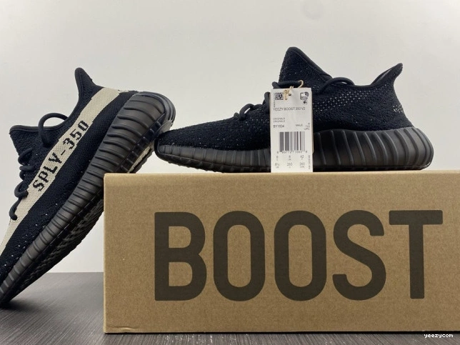 Core Black Adidas Boost White 350 Yeezy V2 BY1604 1118